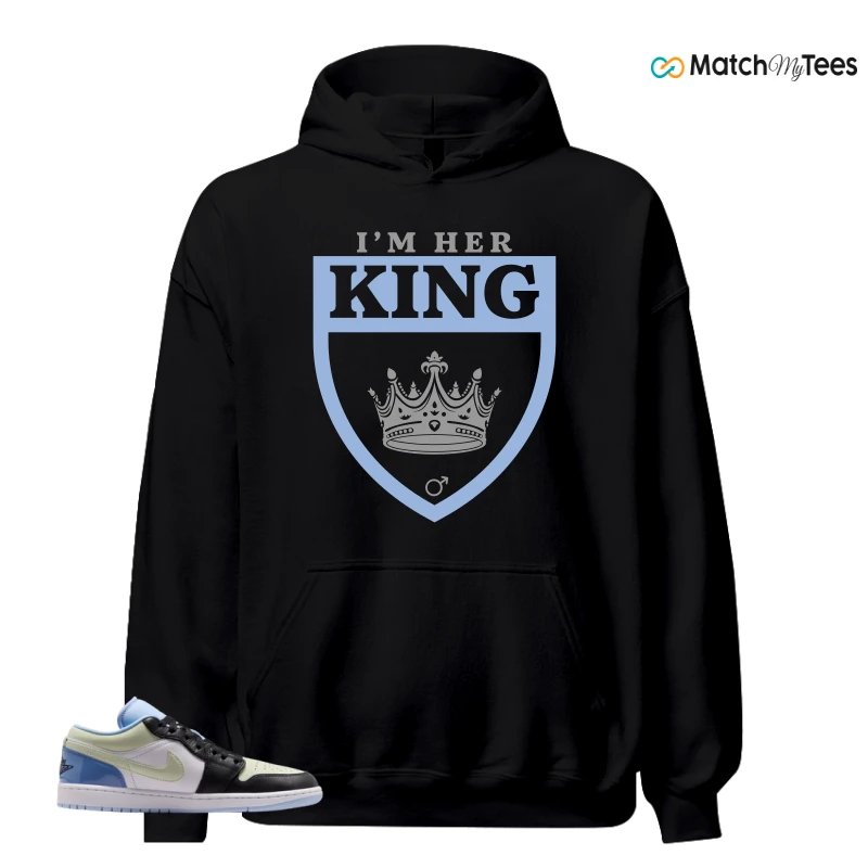 NIKE AIR JORDAN 1 LOW MISMATCHED PATENT SNEAKER Matching Tees hoodie