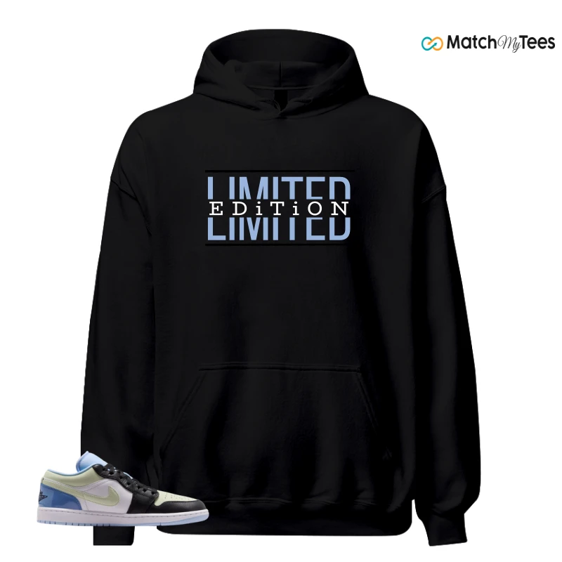 NIKE AIR JORDAN 1 LOW MISMATCHED PATENT SNEAKER Matching Tees hoodie