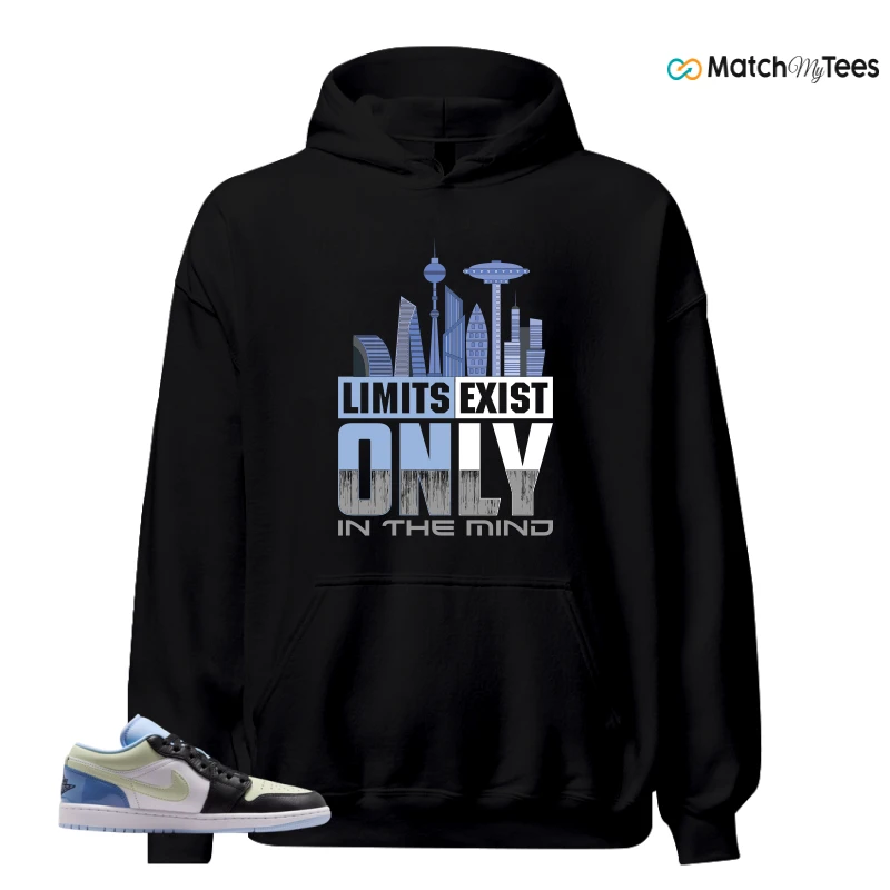 NIKE AIR JORDAN 1 LOW MISMATCHED PATENT SNEAKER Matching Tees hoodie