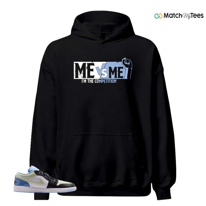 NIKE AIR JORDAN 1 LOW MISMATCHED PATENT SNEAKER Matching Tees hoodie