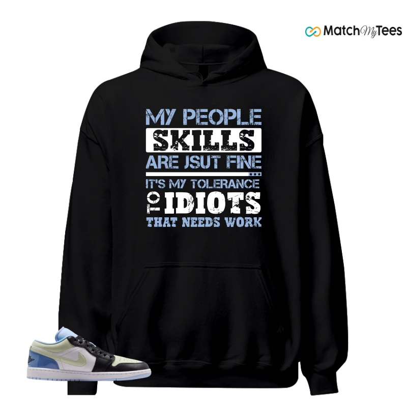 NIKE AIR JORDAN 1 LOW MISMATCHED PATENT SNEAKER Matching Tees hoodie