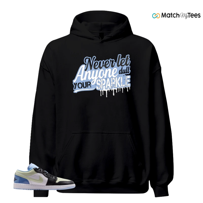 NIKE AIR JORDAN 1 LOW MISMATCHED PATENT SNEAKER Matching Tees hoodie
