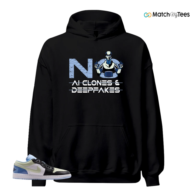 NIKE AIR JORDAN 1 LOW MISMATCHED PATENT SNEAKER Matching Tees hoodie