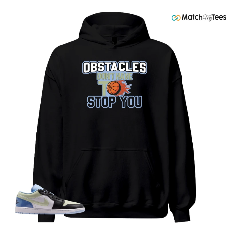 NIKE AIR JORDAN 1 LOW MISMATCHED PATENT SNEAKER Matching Tees hoodie