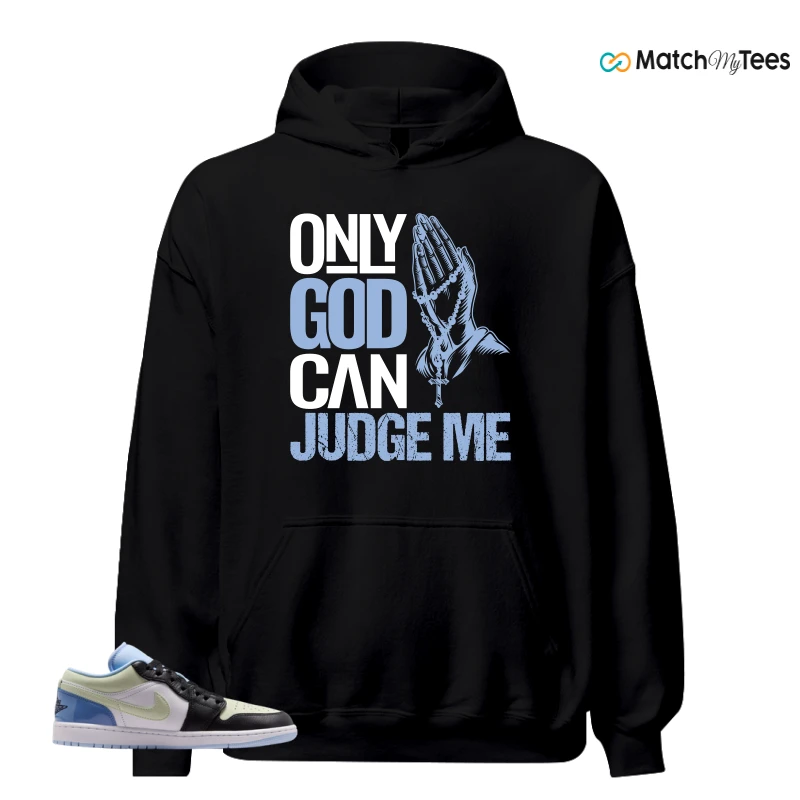 NIKE AIR JORDAN 1 LOW MISMATCHED PATENT SNEAKER Matching Tees hoodie