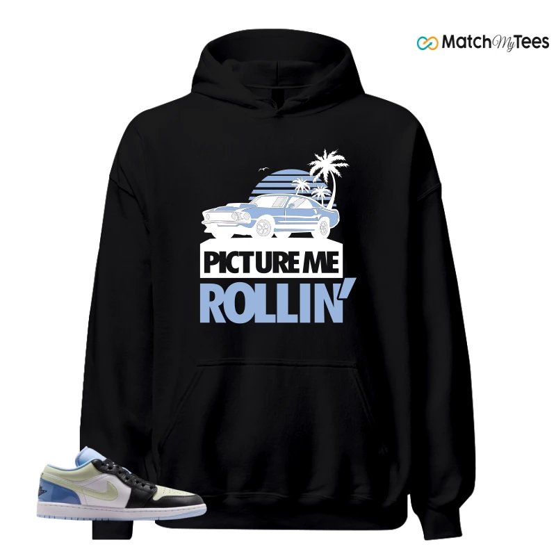 NIKE AIR JORDAN 1 LOW MISMATCHED PATENT SNEAKER Matching Tees hoodie