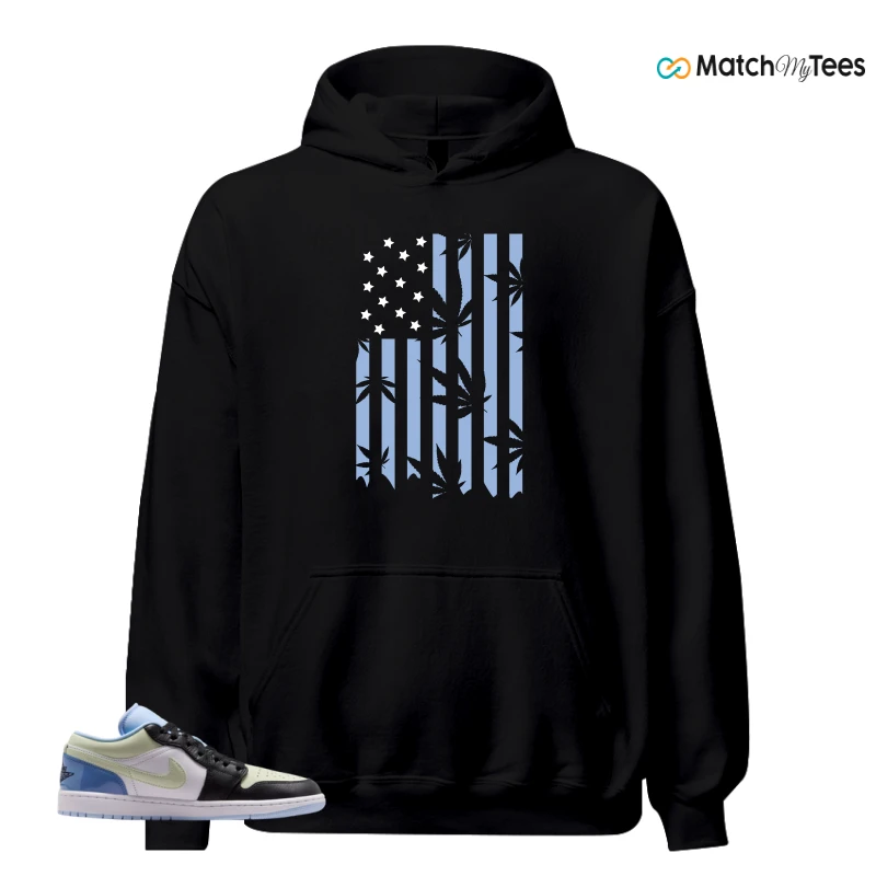 NIKE AIR JORDAN 1 LOW MISMATCHED PATENT SNEAKER Matching Tees hoodie