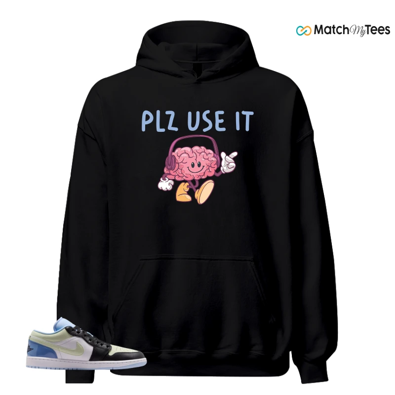 NIKE AIR JORDAN 1 LOW MISMATCHED PATENT SNEAKER Matching Tees hoodie