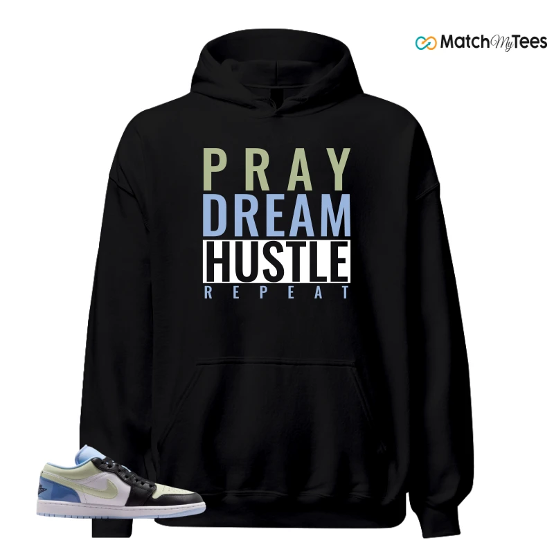 NIKE AIR JORDAN 1 LOW MISMATCHED PATENT SNEAKER Matching Tees hoodie