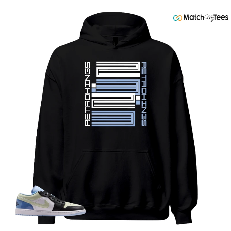 NIKE AIR JORDAN 1 LOW MISMATCHED PATENT SNEAKER Matching Tees hoodie