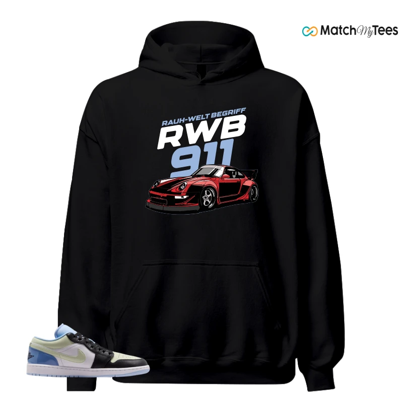 NIKE AIR JORDAN 1 LOW MISMATCHED PATENT SNEAKER Matching Tees hoodie