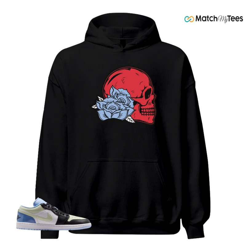 NIKE AIR JORDAN 1 LOW MISMATCHED PATENT SNEAKER Matching Tees hoodie