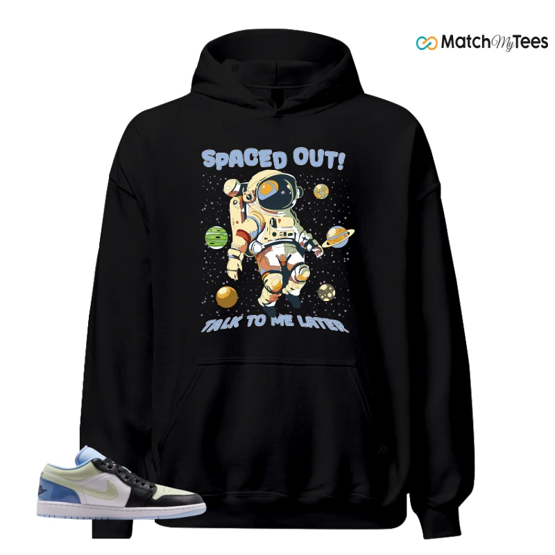 NIKE AIR JORDAN 1 LOW MISMATCHED PATENT SNEAKER Matching Tees hoodie