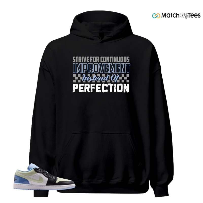 NIKE AIR JORDAN 1 LOW MISMATCHED PATENT SNEAKER Matching Tees hoodie