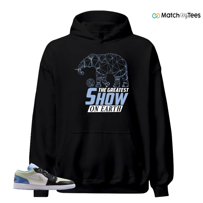 NIKE AIR JORDAN 1 LOW MISMATCHED PATENT SNEAKER Matching Tees hoodie