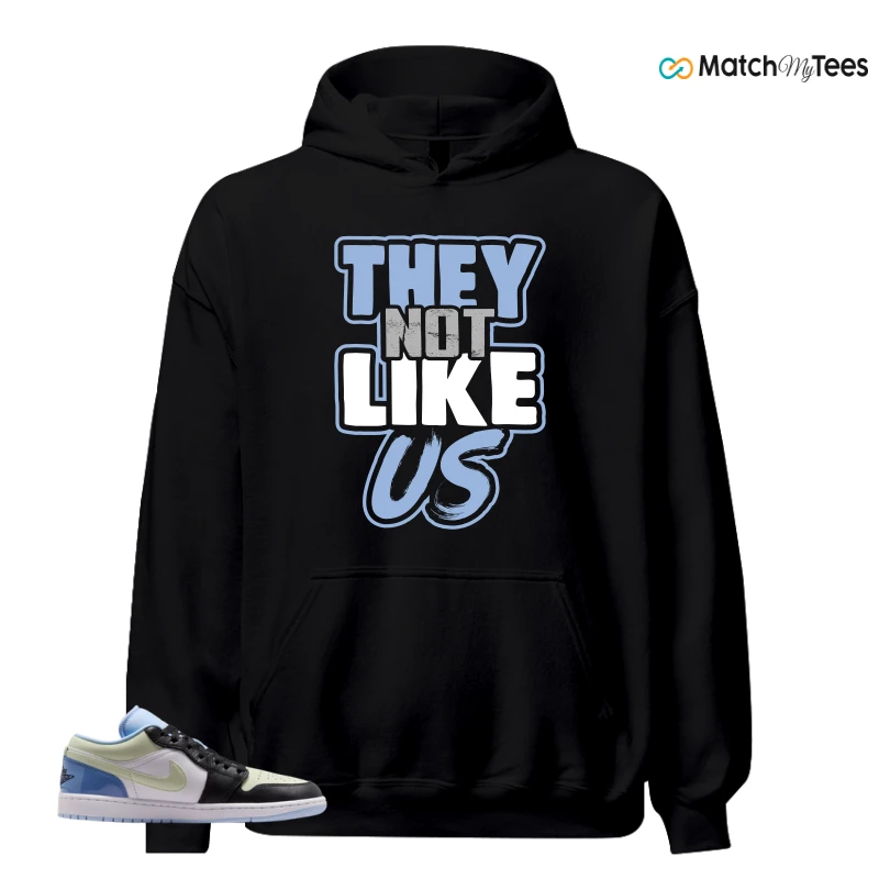 NIKE AIR JORDAN 1 LOW MISMATCHED PATENT SNEAKER Matching Tees hoodie