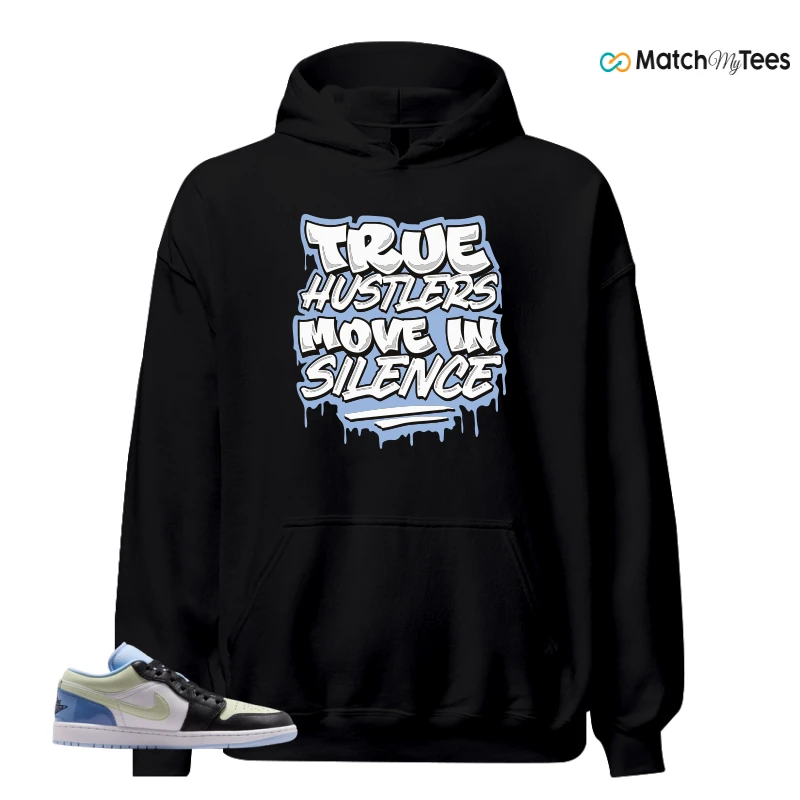 NIKE AIR JORDAN 1 LOW MISMATCHED PATENT SNEAKER Matching Tees hoodie