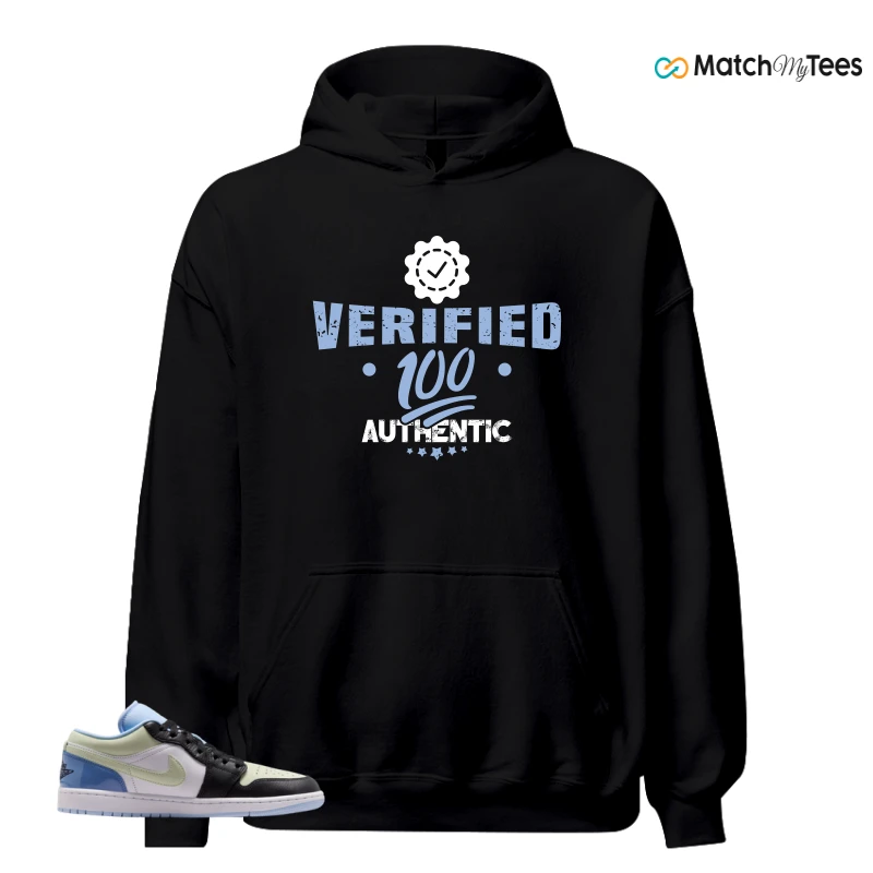 NIKE AIR JORDAN 1 LOW MISMATCHED PATENT SNEAKER Matching Tees hoodie