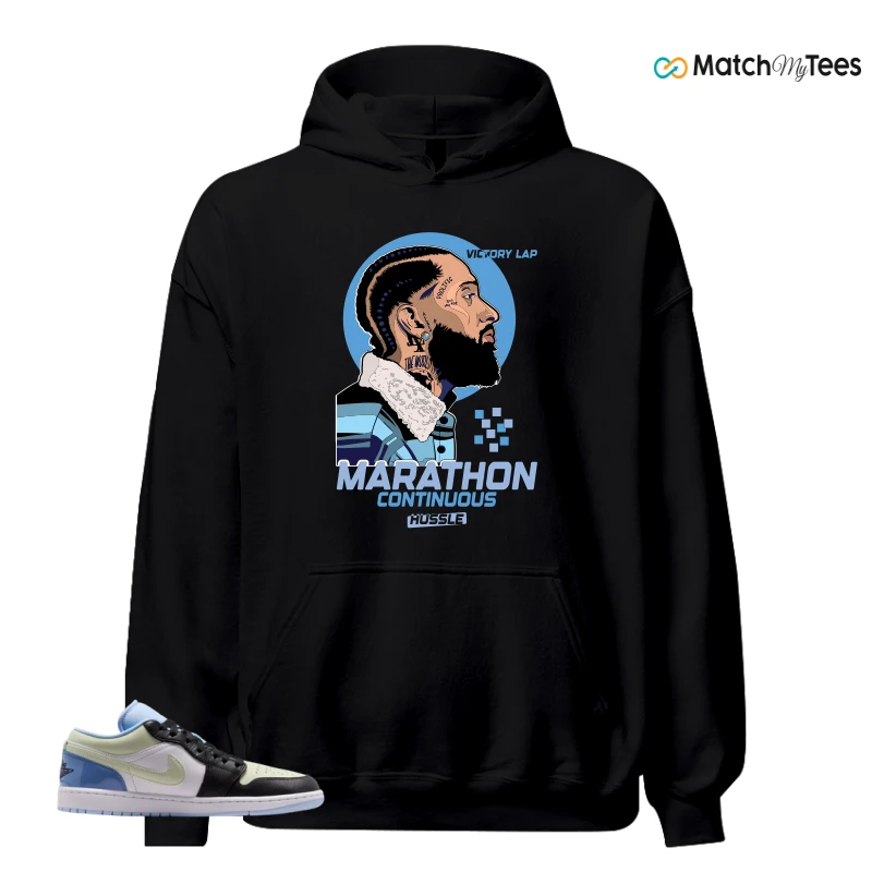 NIKE AIR JORDAN 1 LOW MISMATCHED PATENT SNEAKER Matching Tees hoodie