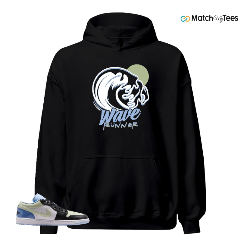 NIKE AIR JORDAN 1 LOW MISMATCHED PATENT SNEAKER Matching Tees hoodie