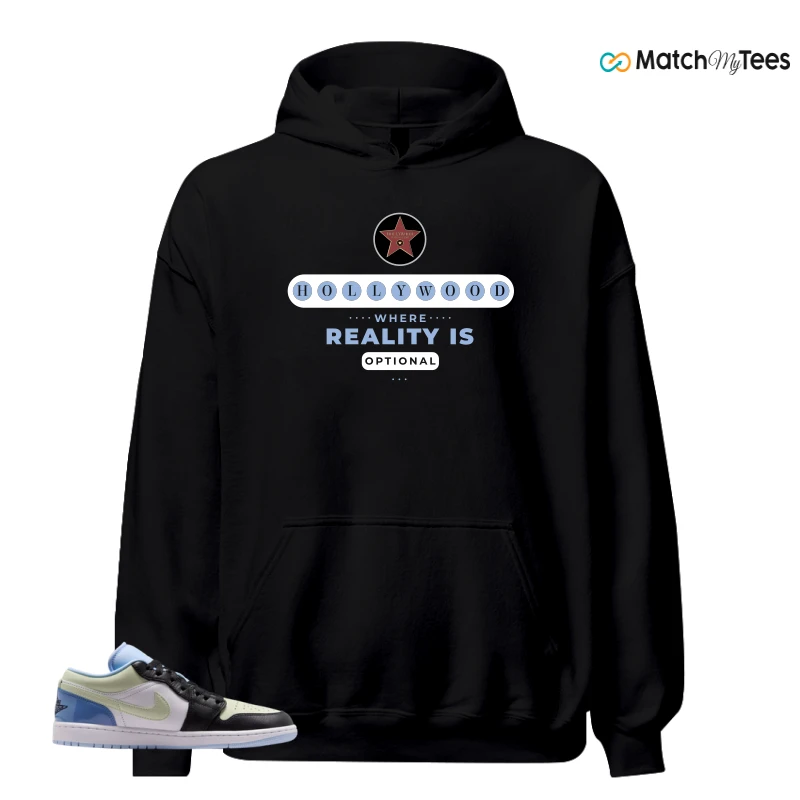 NIKE AIR JORDAN 1 LOW MISMATCHED PATENT SNEAKER Matching Tees hoodie
