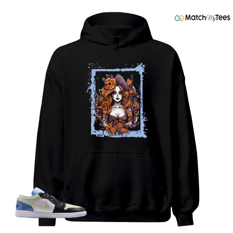 NIKE AIR JORDAN 1 LOW MISMATCHED PATENT SNEAKER Matching Tees hoodie
