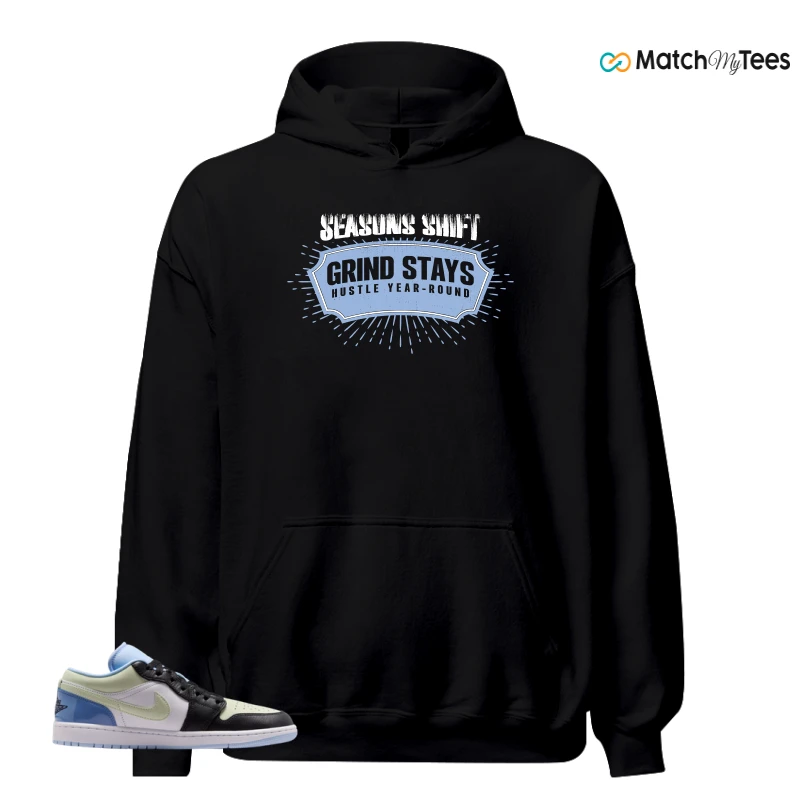 NIKE AIR JORDAN 1 LOW MISMATCHED PATENT SNEAKER Matching Tees hoodie
