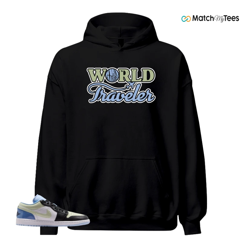 NIKE AIR JORDAN 1 LOW MISMATCHED PATENT SNEAKER Matching Tees hoodie