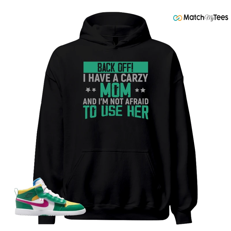 NIKE AIR JORDAN 1 MID ALT MALACHITE WHITE UNIVERSITY GOLD ACTIVE PINK (PS) SNEAKER Matching Tees hoodie