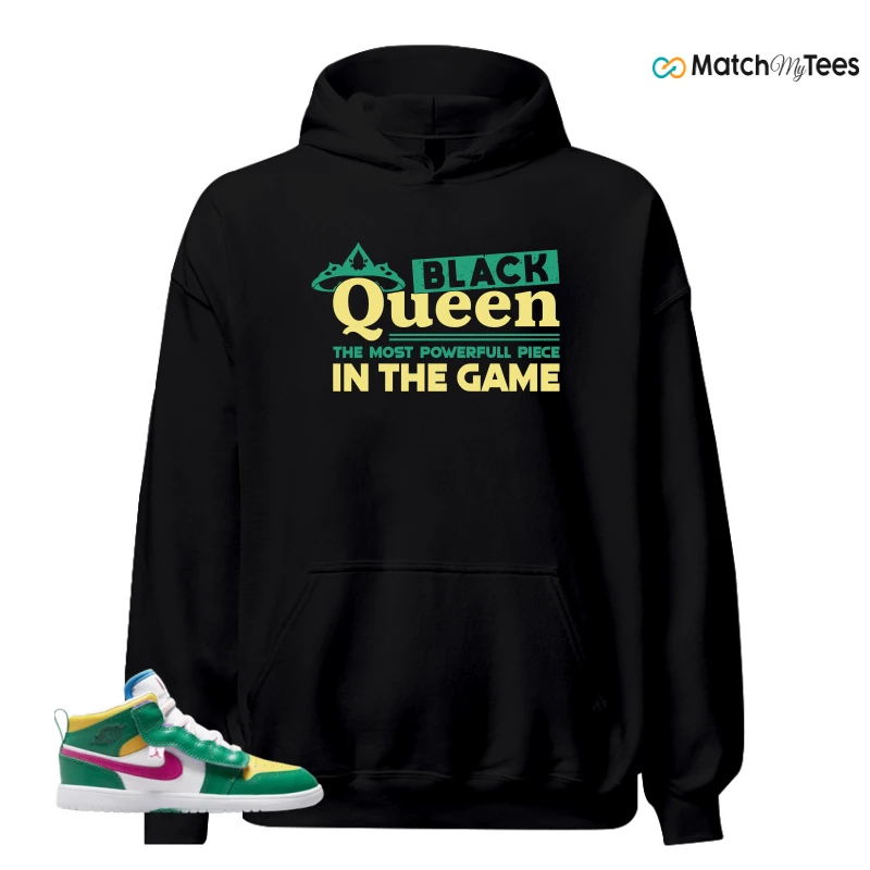 NIKE AIR JORDAN 1 MID ALT MALACHITE WHITE UNIVERSITY GOLD ACTIVE PINK (PS) SNEAKER Matching Tees hoodie