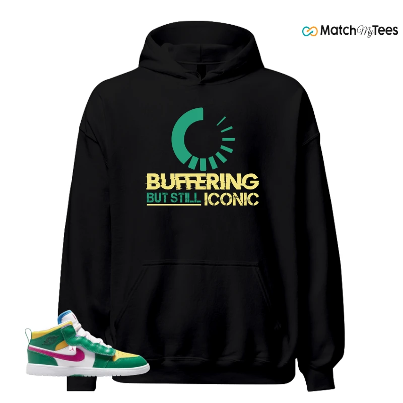 NIKE AIR JORDAN 1 MID ALT MALACHITE WHITE UNIVERSITY GOLD ACTIVE PINK (PS) SNEAKER Matching Tees hoodie