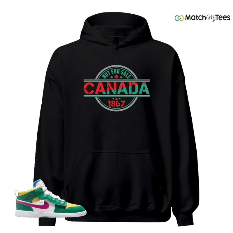 NIKE AIR JORDAN 1 MID ALT MALACHITE WHITE UNIVERSITY GOLD ACTIVE PINK (PS) SNEAKER Matching Tees hoodie