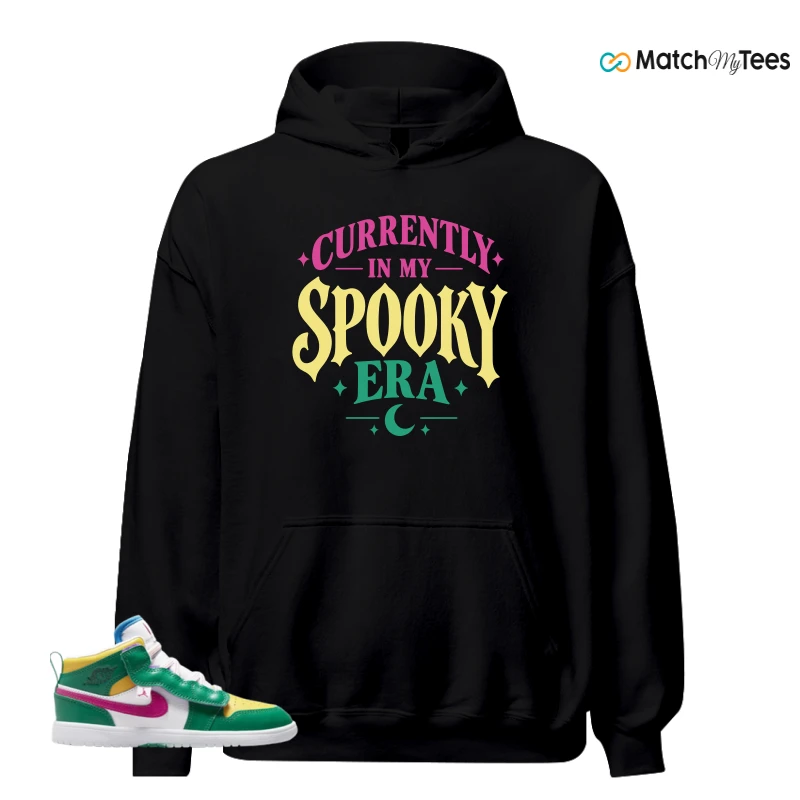 NIKE AIR JORDAN 1 MID ALT MALACHITE WHITE UNIVERSITY GOLD ACTIVE PINK (PS) SNEAKER Matching Tees hoodie