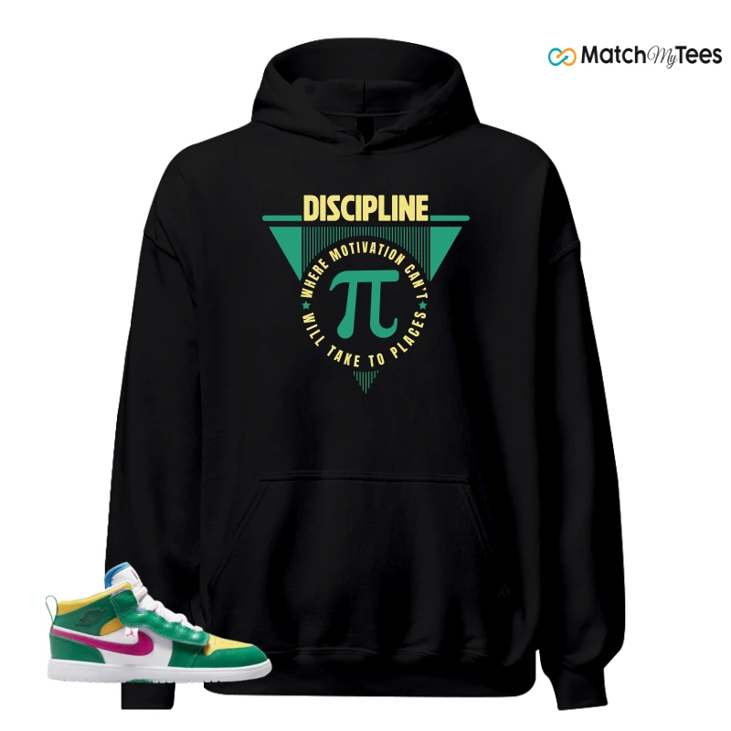 NIKE AIR JORDAN 1 MID ALT MALACHITE WHITE UNIVERSITY GOLD ACTIVE PINK (PS) SNEAKER Matching Tees hoodie