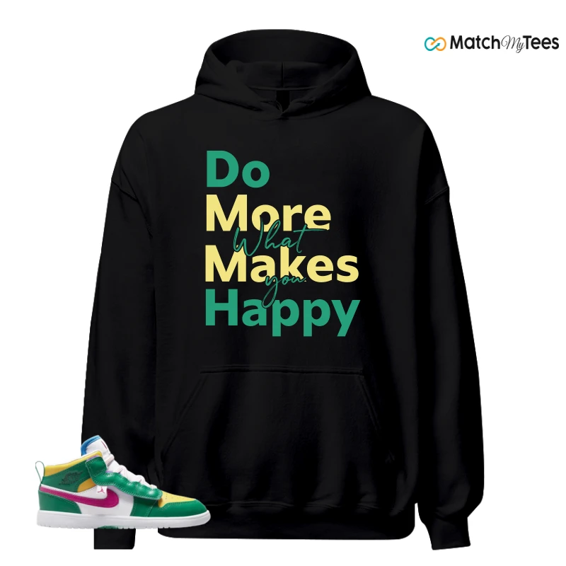 NIKE AIR JORDAN 1 MID ALT MALACHITE WHITE UNIVERSITY GOLD ACTIVE PINK (PS) SNEAKER Matching Tees hoodie