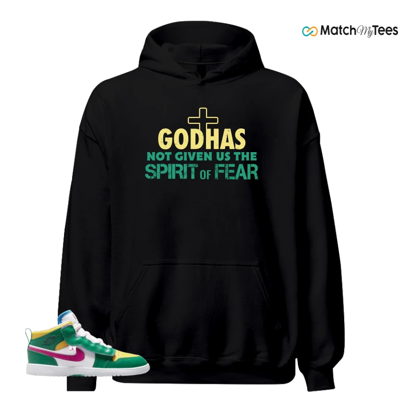NIKE AIR JORDAN 1 MID ALT MALACHITE WHITE UNIVERSITY GOLD ACTIVE PINK (PS) SNEAKER Matching Tees hoodie