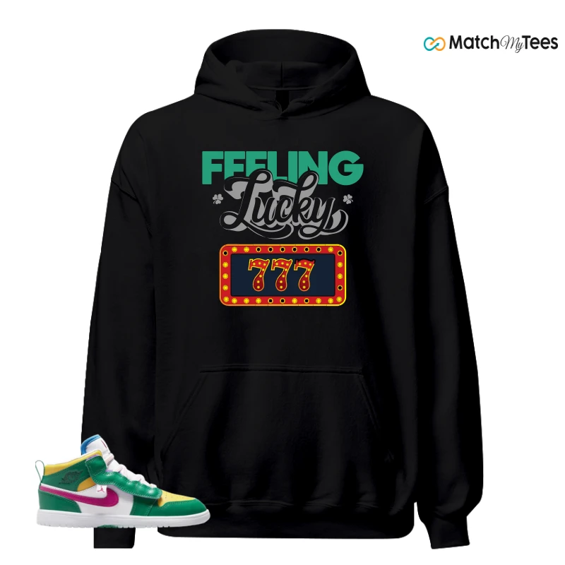 NIKE AIR JORDAN 1 MID ALT MALACHITE WHITE UNIVERSITY GOLD ACTIVE PINK (PS) SNEAKER Matching Tees hoodie