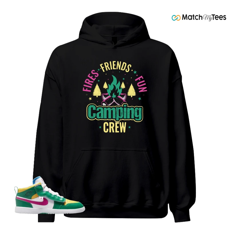 NIKE AIR JORDAN 1 MID ALT MALACHITE WHITE UNIVERSITY GOLD ACTIVE PINK (PS) SNEAKER Matching Tees hoodie