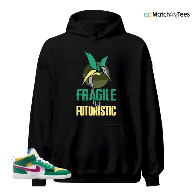 NIKE AIR JORDAN 1 MID ALT MALACHITE WHITE UNIVERSITY GOLD ACTIVE PINK (PS) SNEAKER Matching Tees hoodie