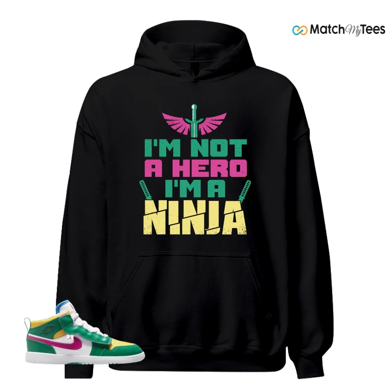 NIKE AIR JORDAN 1 MID ALT MALACHITE WHITE UNIVERSITY GOLD ACTIVE PINK (PS) SNEAKER Matching Tees hoodie