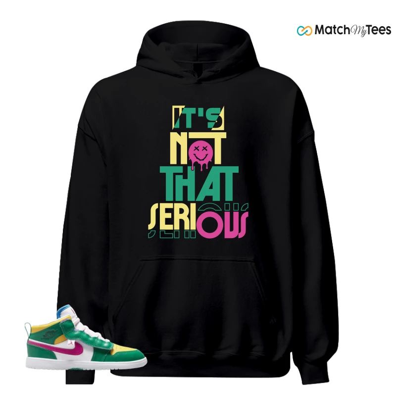 NIKE AIR JORDAN 1 MID ALT MALACHITE WHITE UNIVERSITY GOLD ACTIVE PINK (PS) SNEAKER Matching Tees hoodie