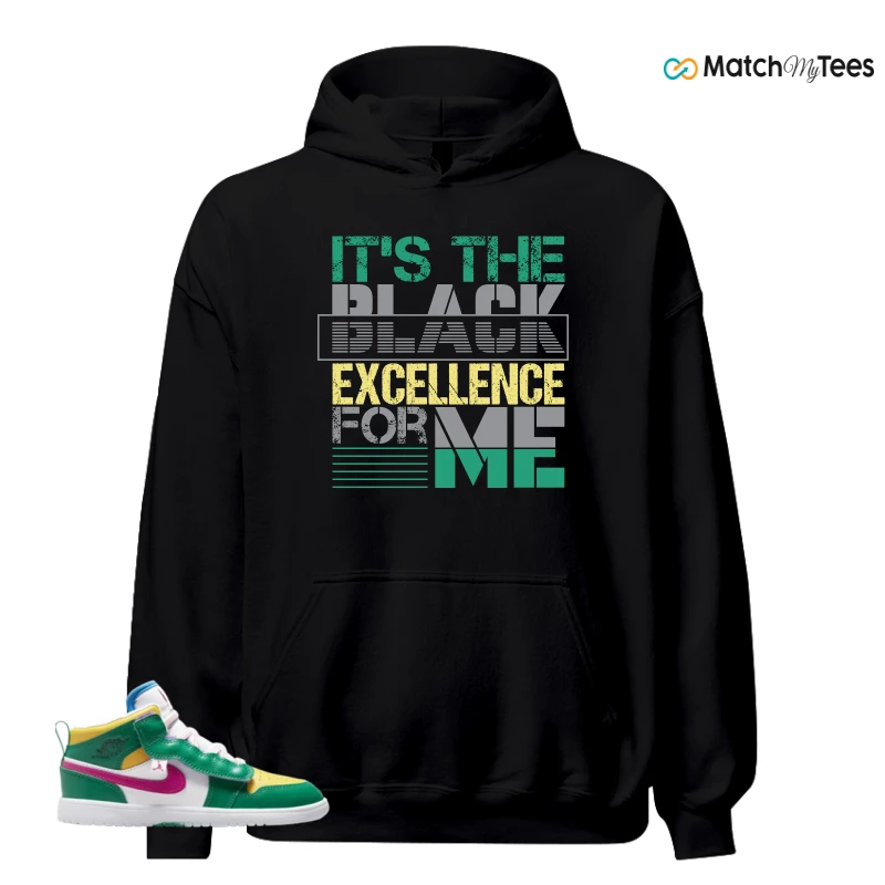 NIKE AIR JORDAN 1 MID ALT MALACHITE WHITE UNIVERSITY GOLD ACTIVE PINK (PS) SNEAKER Matching Tees hoodie