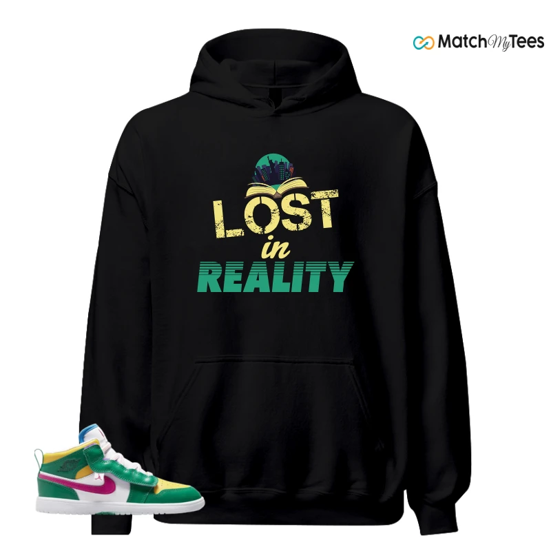 NIKE AIR JORDAN 1 MID ALT MALACHITE WHITE UNIVERSITY GOLD ACTIVE PINK (PS) SNEAKER Matching Tees hoodie