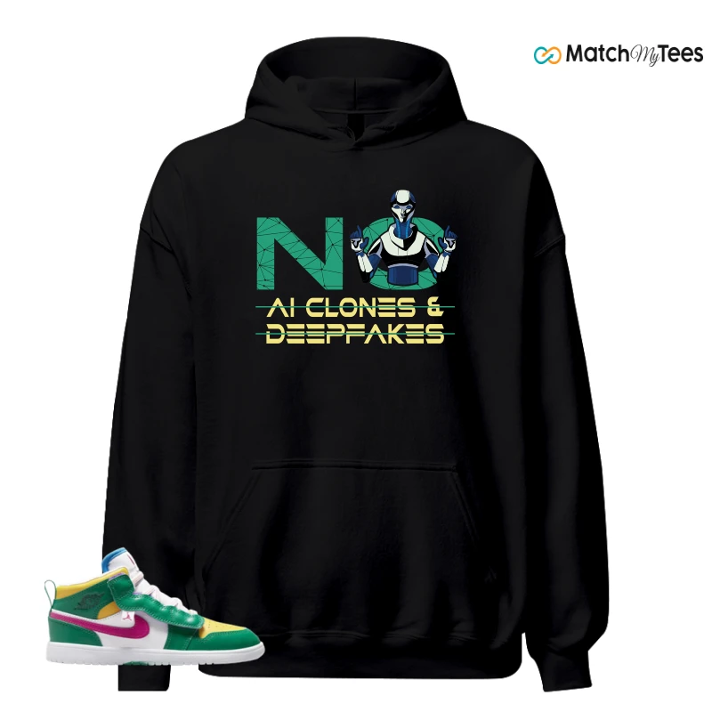 NIKE AIR JORDAN 1 MID ALT MALACHITE WHITE UNIVERSITY GOLD ACTIVE PINK (PS) SNEAKER Matching Tees hoodie