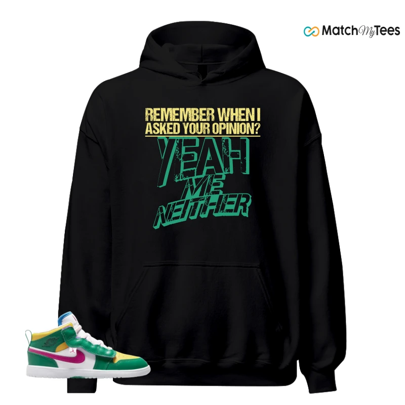 NIKE AIR JORDAN 1 MID ALT MALACHITE WHITE UNIVERSITY GOLD ACTIVE PINK (PS) SNEAKER Matching Tees hoodie