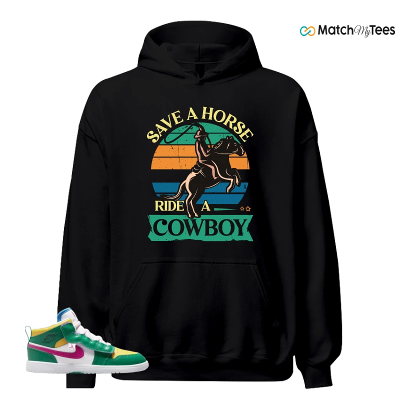 NIKE AIR JORDAN 1 MID ALT MALACHITE WHITE UNIVERSITY GOLD ACTIVE PINK (PS) SNEAKER Matching Tees hoodie