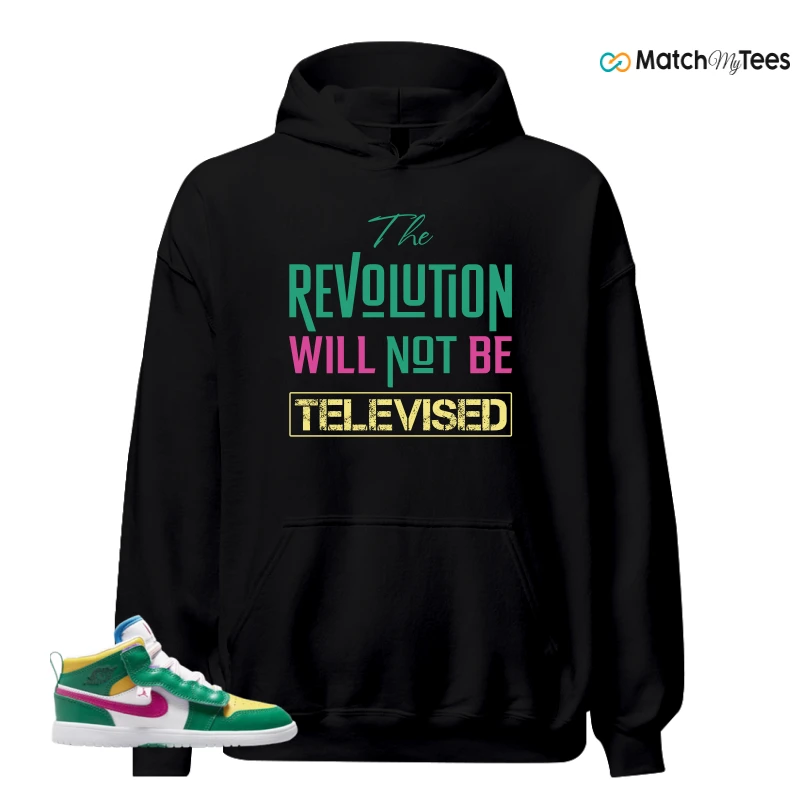 NIKE AIR JORDAN 1 MID ALT MALACHITE WHITE UNIVERSITY GOLD ACTIVE PINK (PS) SNEAKER Matching Tees hoodie