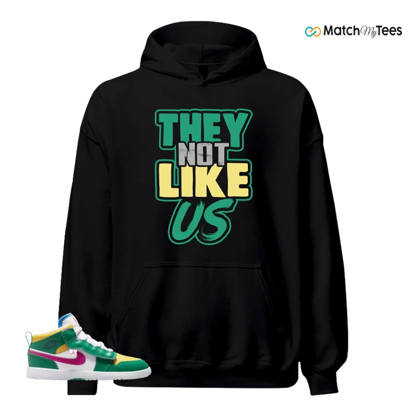 NIKE AIR JORDAN 1 MID ALT MALACHITE WHITE UNIVERSITY GOLD ACTIVE PINK (PS) SNEAKER Matching Tees hoodie