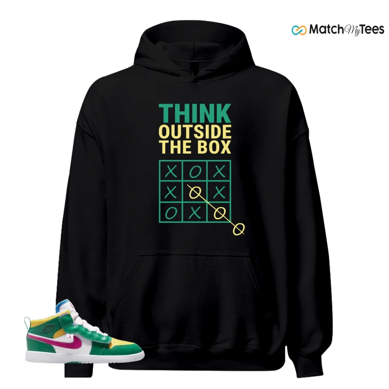 NIKE AIR JORDAN 1 MID ALT MALACHITE WHITE UNIVERSITY GOLD ACTIVE PINK (PS) SNEAKER Matching Tees hoodie