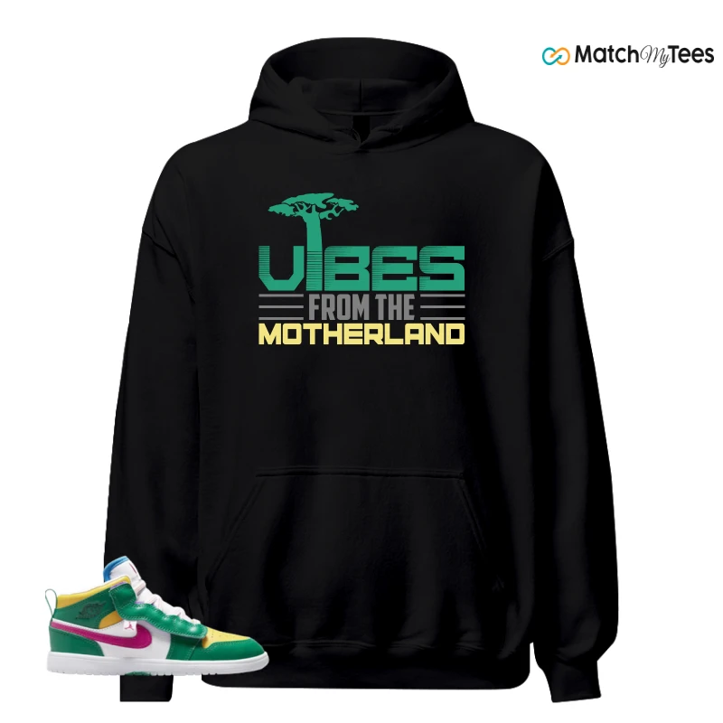 NIKE AIR JORDAN 1 MID ALT MALACHITE WHITE UNIVERSITY GOLD ACTIVE PINK (PS) SNEAKER Matching Tees hoodie